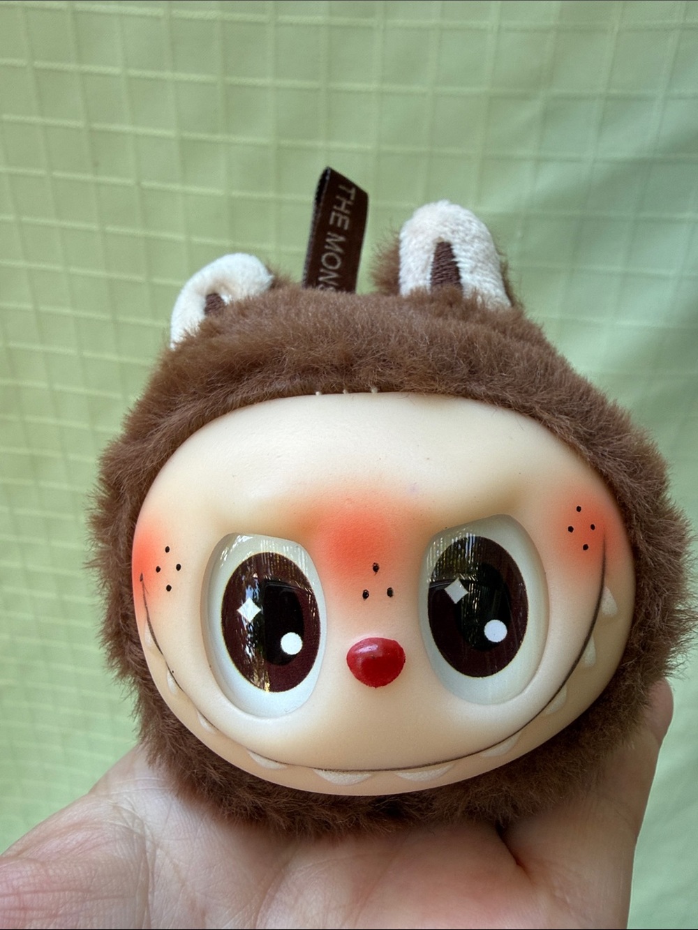 The Monster Club Pop Mart Brown Plush Character Keychain